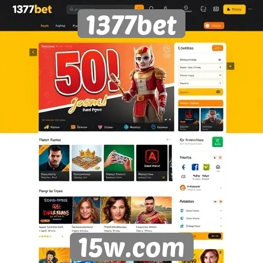 Novo design do site 1377bet melhora a experiência do usuário